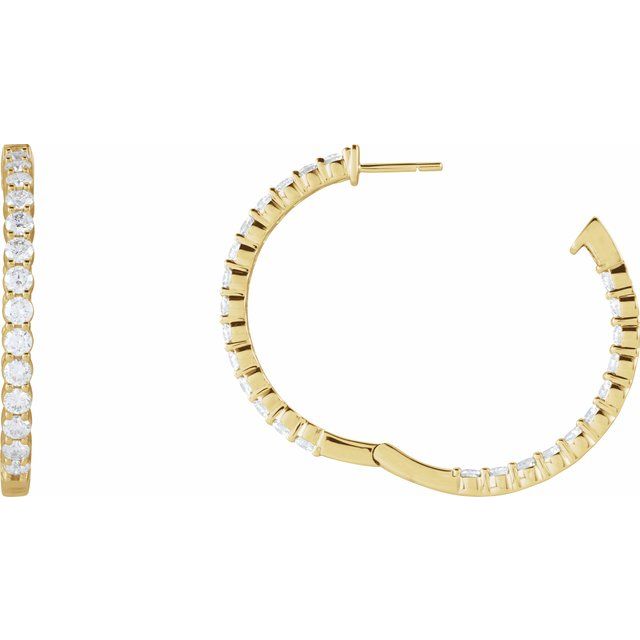 Inside-Outside Hoop Earrings