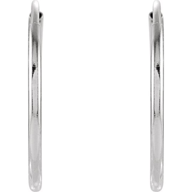 Endless Tube Hoop Earrings