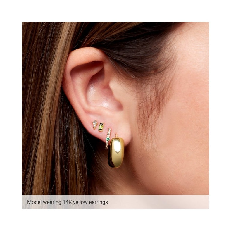 Electroform Hoop Earrings