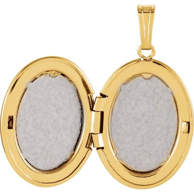 Oval Floral Locket