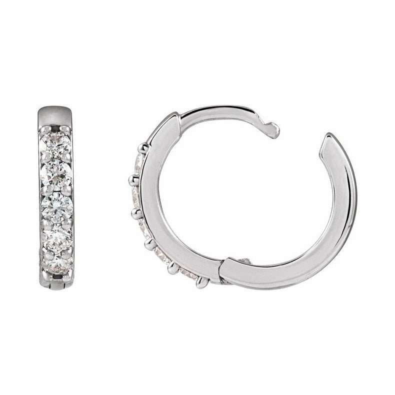 Accented Huggie Earrings