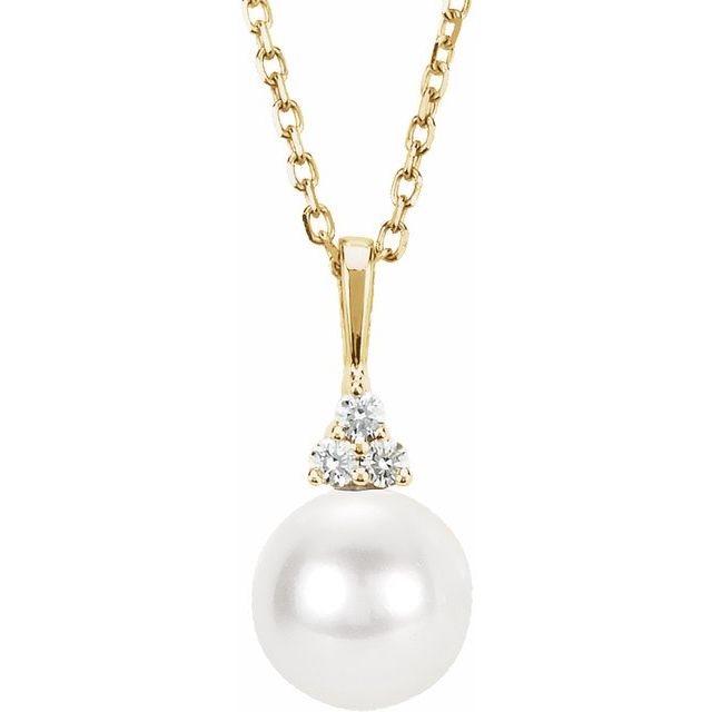 Accented Pearl Necklace