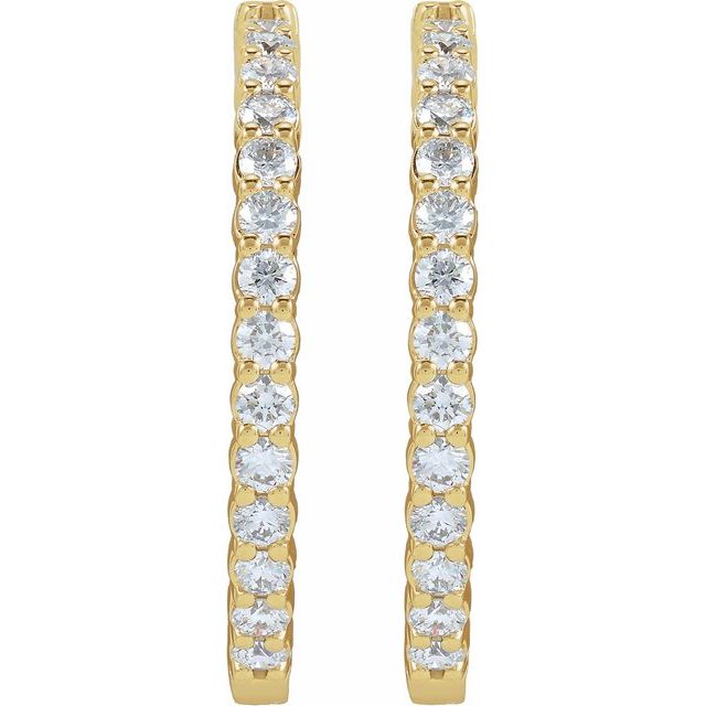 Inside-Outside Hoop Earrings