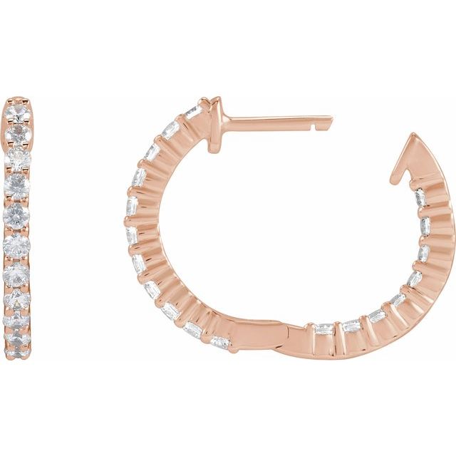 Inside-Outside Hoop Earrings