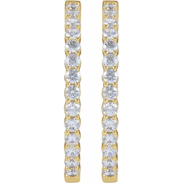 Inside-Outside Hoop Earrings