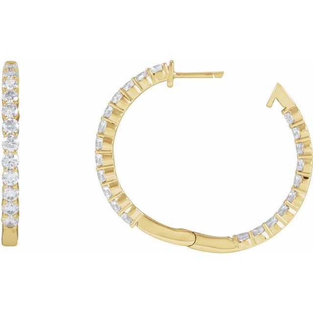 Inside-Outside Hoop Earrings