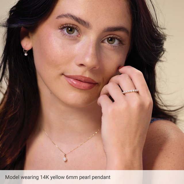 Pearl Solitaire Charm/Pendant