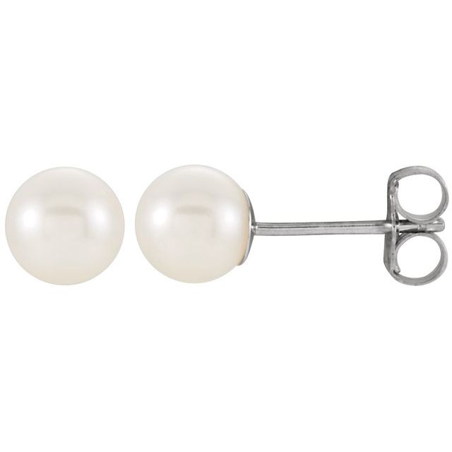 Pearl Stud Earrings
