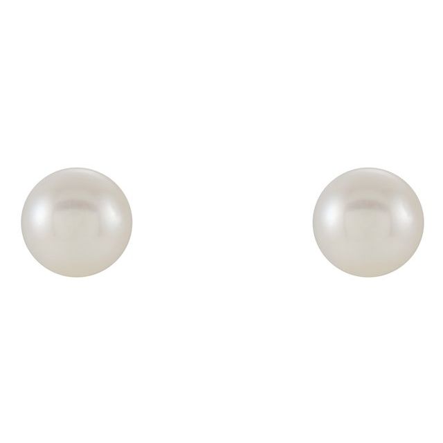 Pearl Stud Earrings