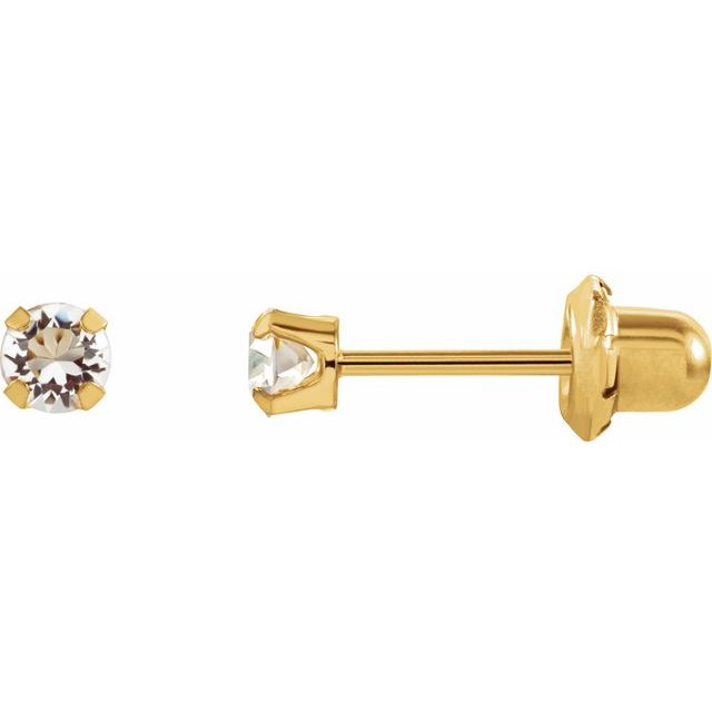 Inverness® Piercing Birthstone Stud Earrings