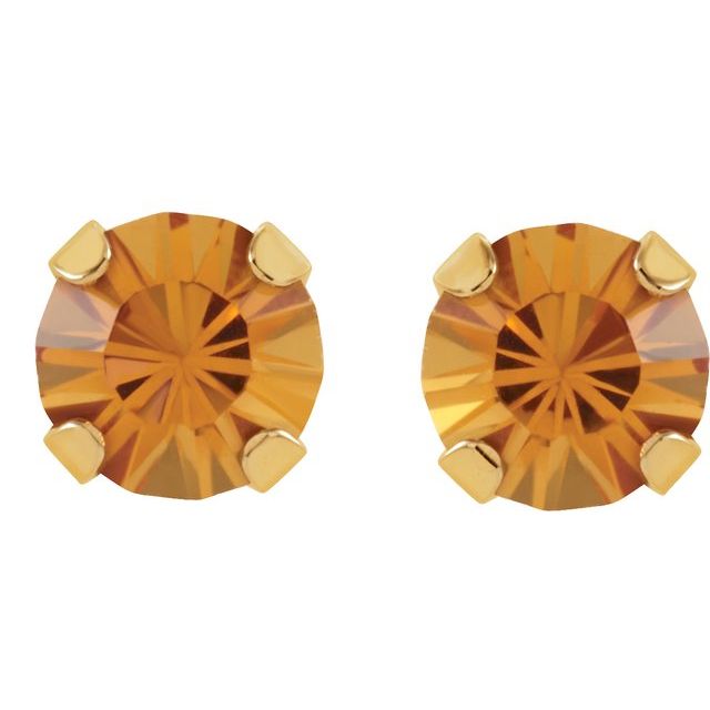 Inverness® Piercing Birthstone Stud Earrings