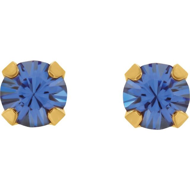 Inverness® Piercing Birthstone Stud Earrings