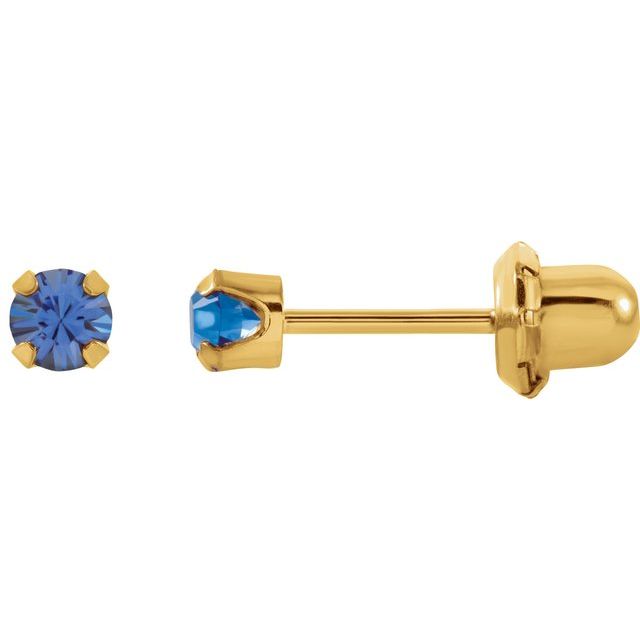 Inverness® Piercing Birthstone Stud Earrings