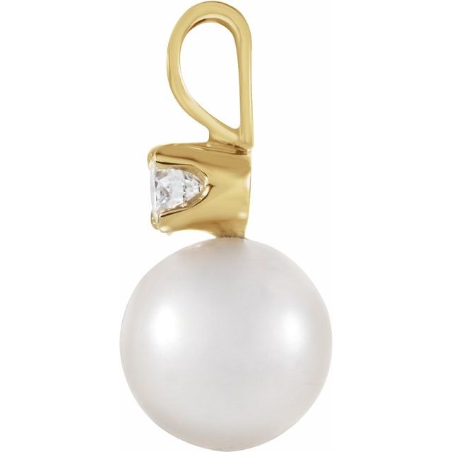 Accented Pearl Pendant
