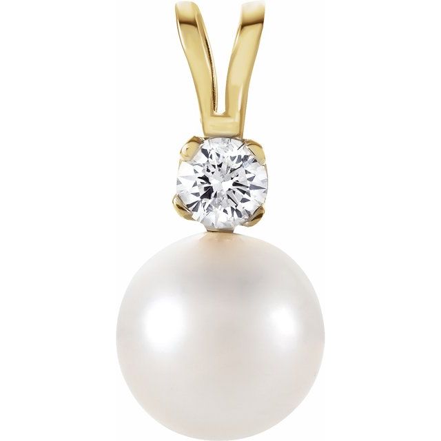 Accented Pearl Pendant