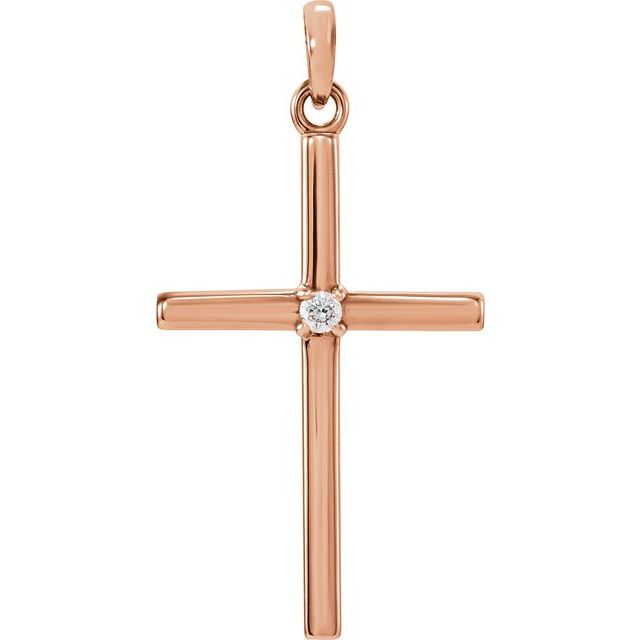 Birthstone Cross Pendant