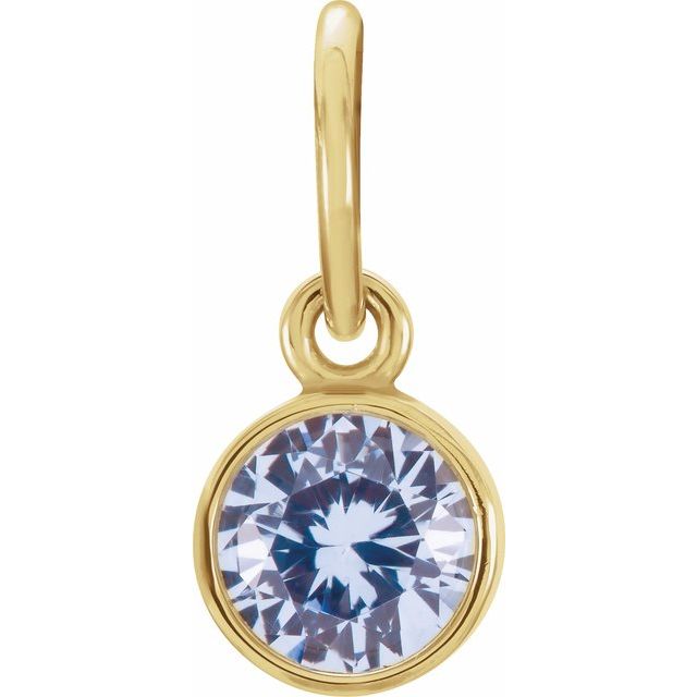 Posh Mommy® Imitation Birthstone Charm/Pendant