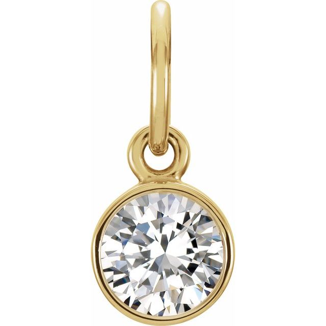 Posh Mommy® Imitation Birthstone Charm/Pendant