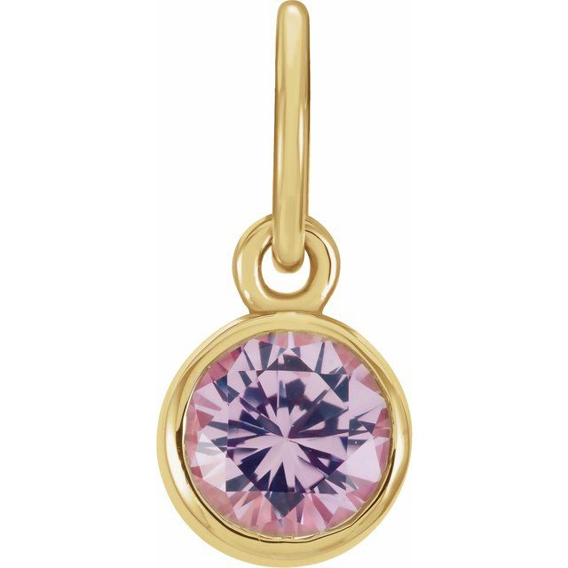 Posh Mommy® Imitation Birthstone Charm/Pendant