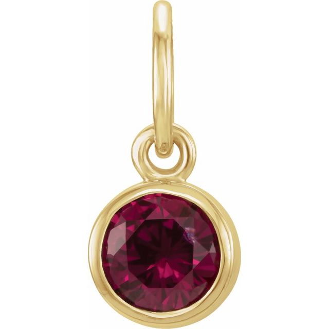 Posh Mommy® Imitation Birthstone Charm/Pendant