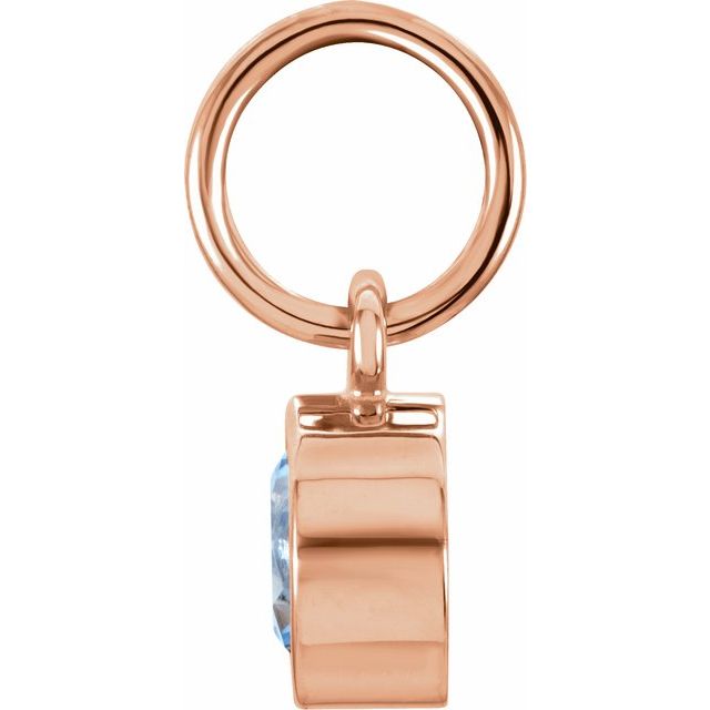 Posh Mommy® Imitation Birthstone Charm/Pendant