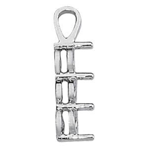 3-Stone Lab Diamond Pendant