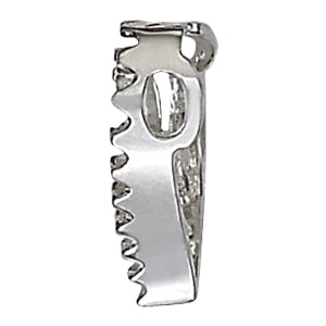 Lab Diamond Heart Pendant in 14K White Gold