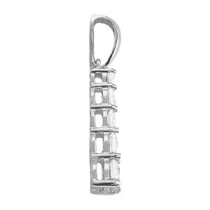 Lab Diamond Journey Pendant in 14K Gold