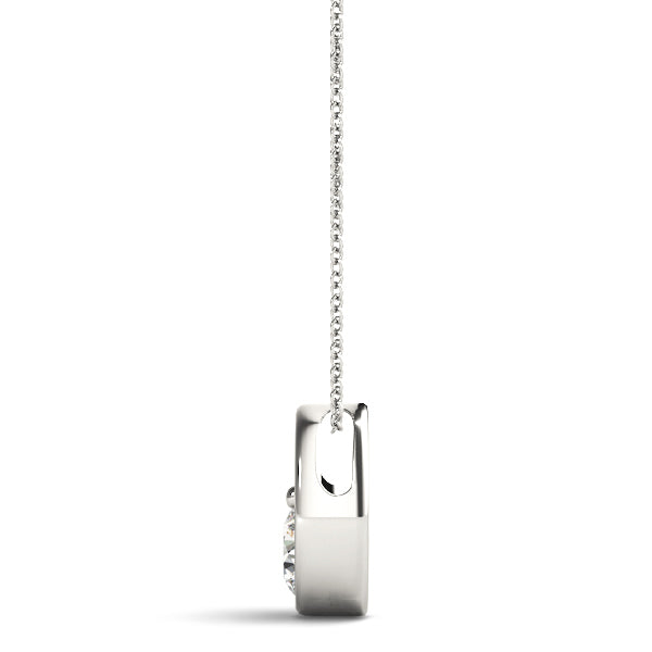 0.5 CT Lab Diamond Solitaire Pendant