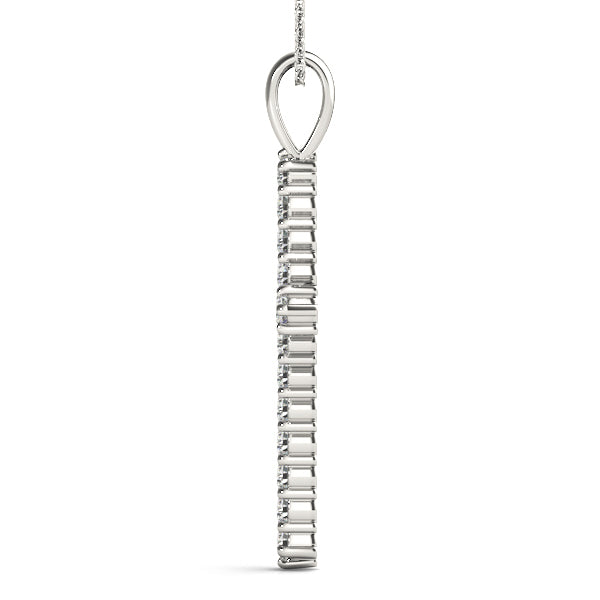Lab Diamond Religious Cross Pendant