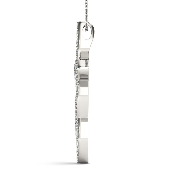 Lab Diamond Religious Cross Pendant