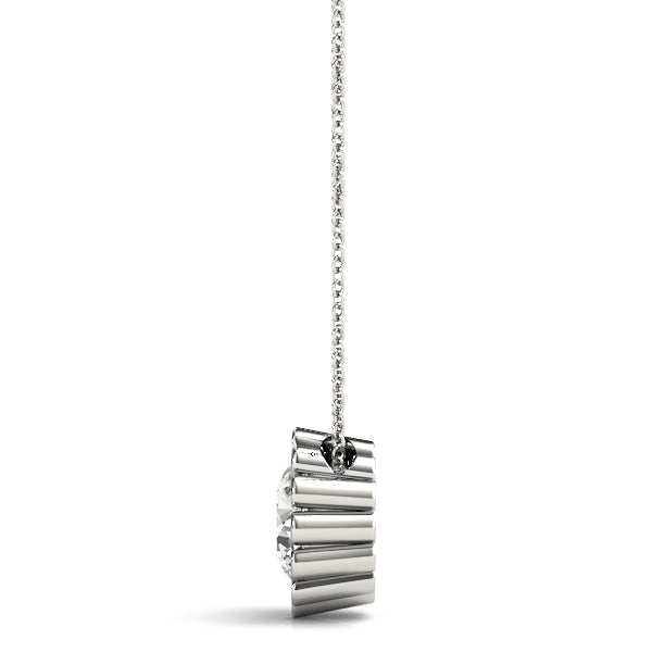 1 CT Lab Diamond Solitaire Pendant