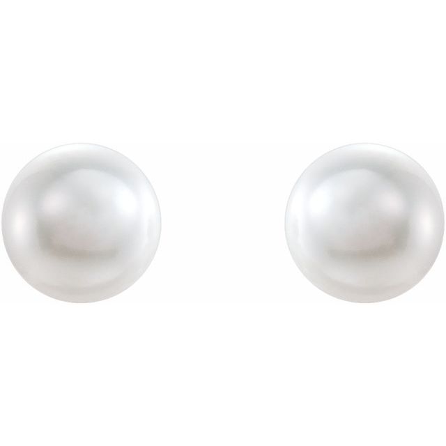 Pearl Stud Earrings