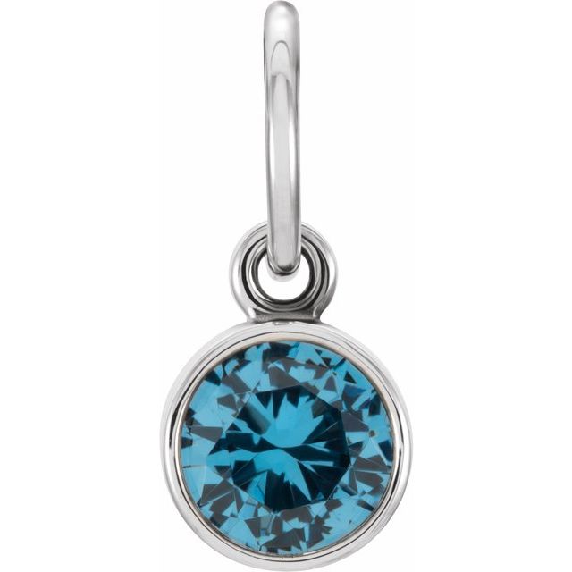 Posh Mommy® Imitation Birthstone Charm/Pendant
