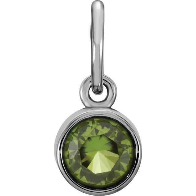 Posh Mommy® Imitation Birthstone Charm/Pendant