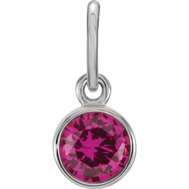 Posh Mommy® Imitation Birthstone Charm/Pendant