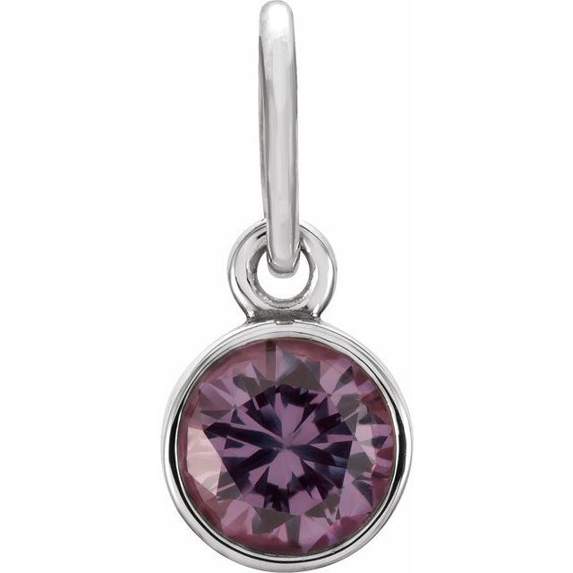 Posh Mommy® Imitation Birthstone Charm/Pendant