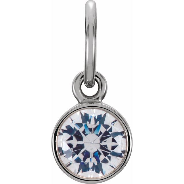 Posh Mommy® Imitation Birthstone Charm/Pendant