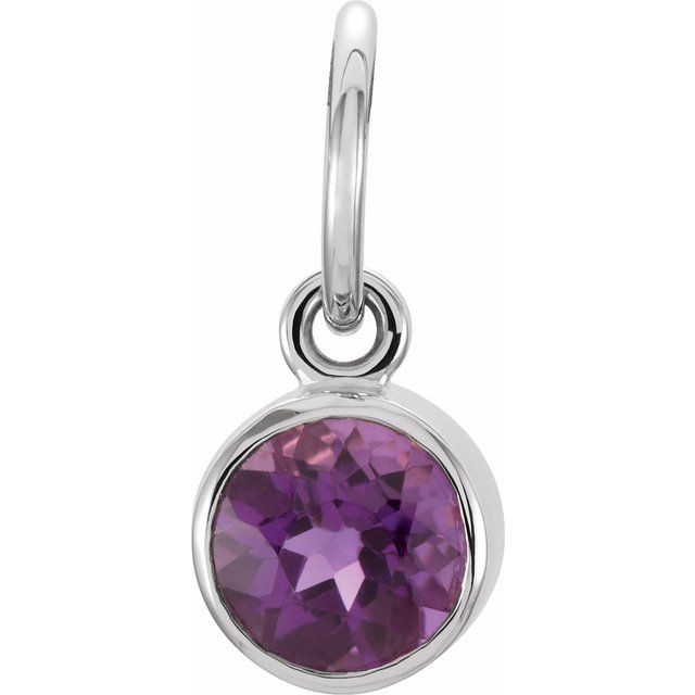 Posh Mommy® Imitation Birthstone Charm/Pendant