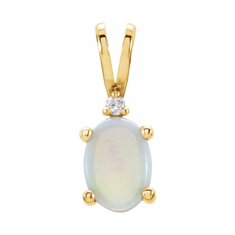 Accented Cabochon Pendant