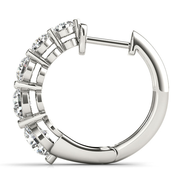 Lab Diamond Round Brilliant Earrings