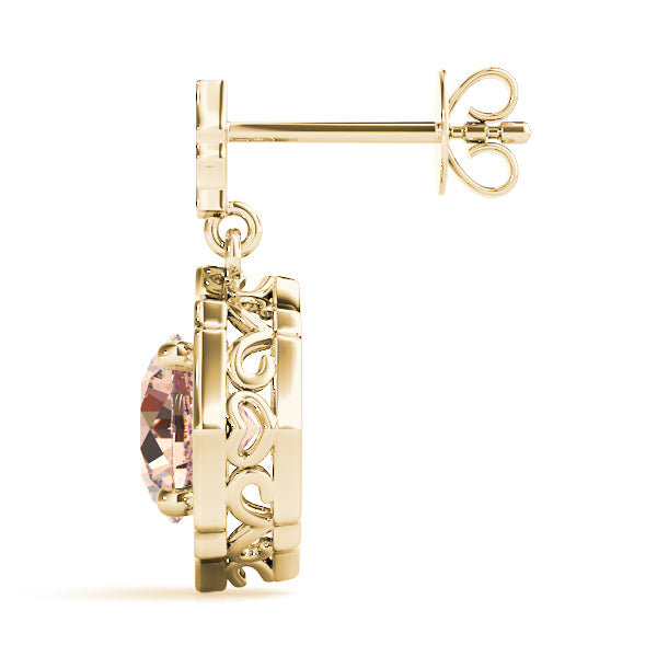 14K Yellow Gold Lab Diamond Stud Earrings