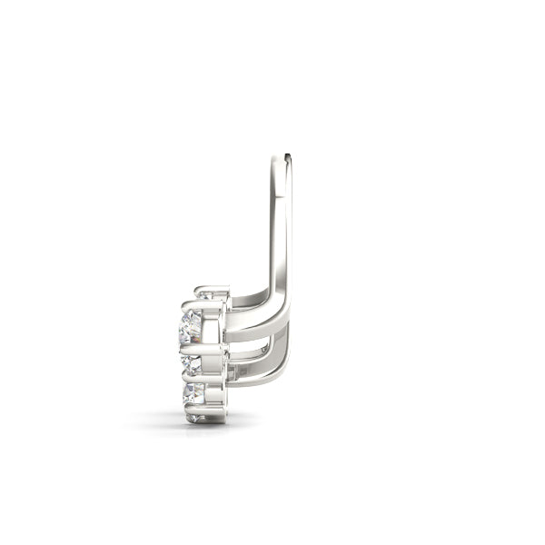 Lab Diamond 4-Stone Earring Jacket Pair