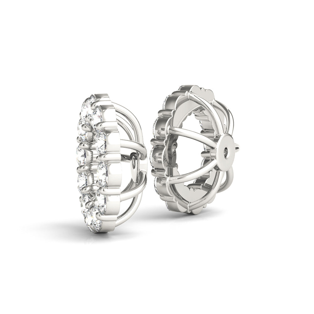 Lab Diamond Earring Jacket Pair