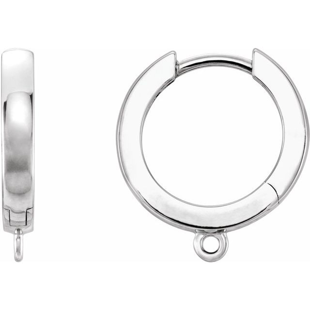 Hinged Hoop Earring Top