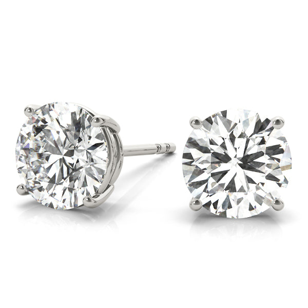 Platinum Lab Diamond 0.75 CTTW Stud Earrings