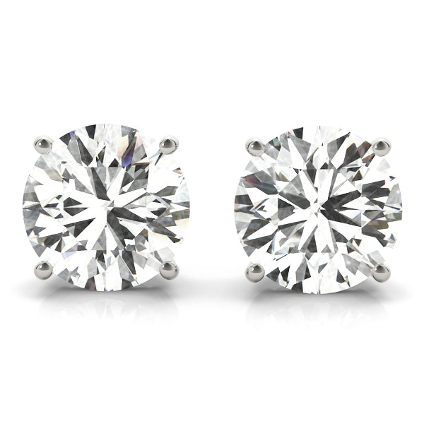 Platinum Lab Diamond 0.75 CTTW Stud Earrings