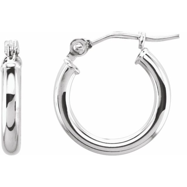 Tube Hoop Earrings