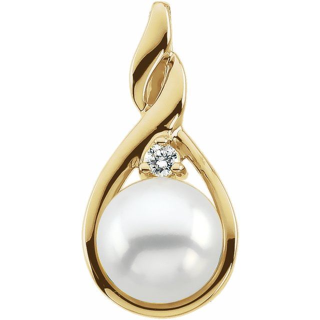 Accented Pearl Pendant