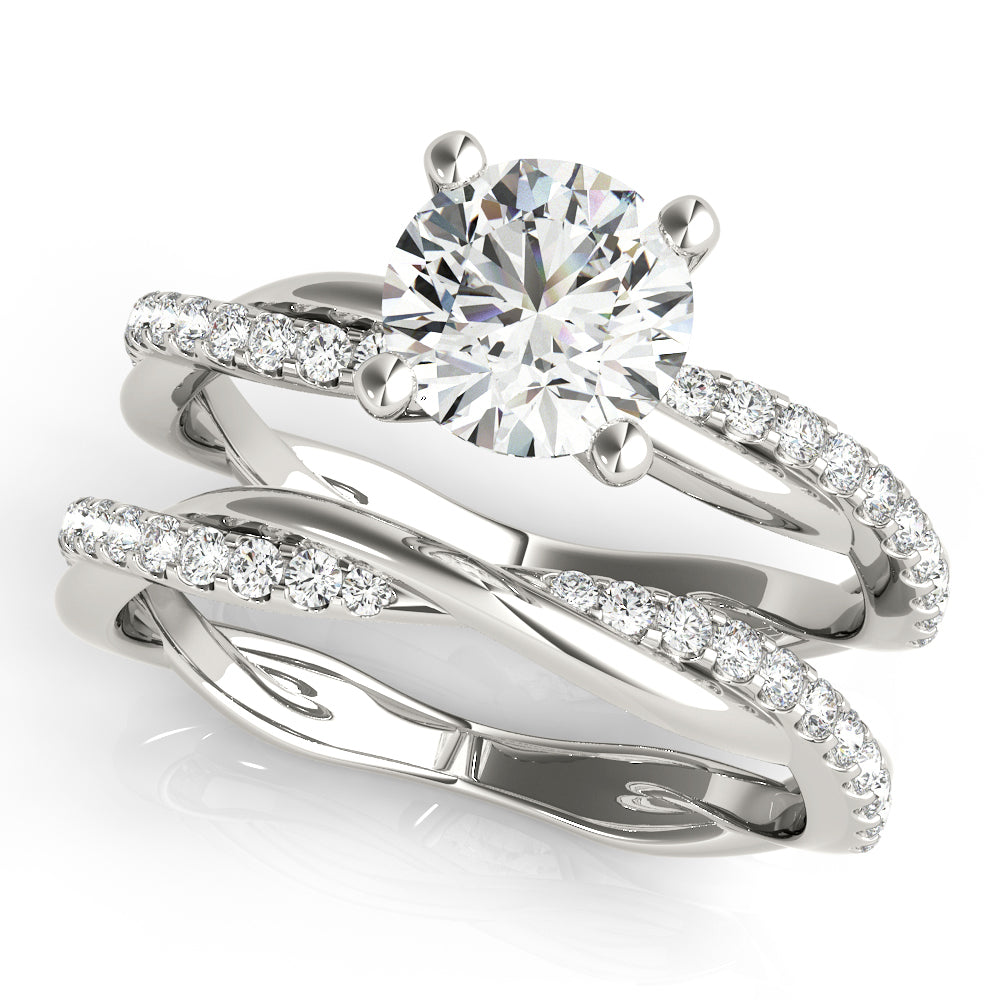 Round Diamond Engagement Ring 1CT